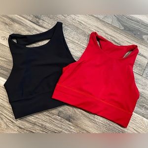 SAVVI Sports Bra Cropped Bundle of 2 bras size Small